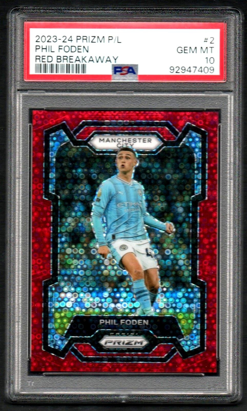 Phil Foden Prizm Silver PSA 10
